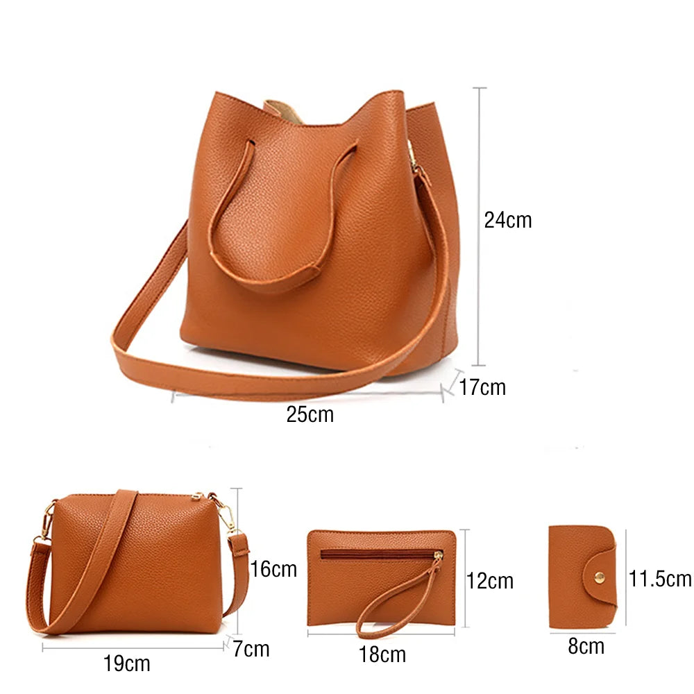 Bolsa- kit com 4 peças - Bag Camila